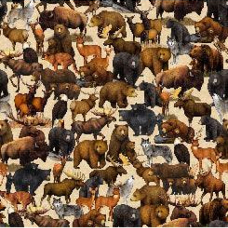 Untamed PACKED ANIMALS Cream