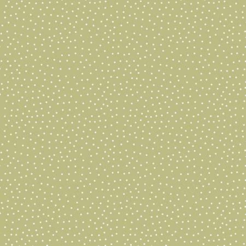Winter Botanical Pearl dots on winter green