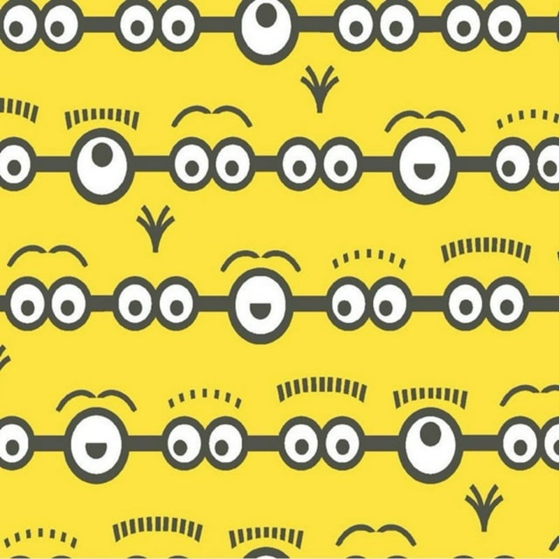 $35 Whole 5 Yard Cut - Minions Faces - Springs Creative