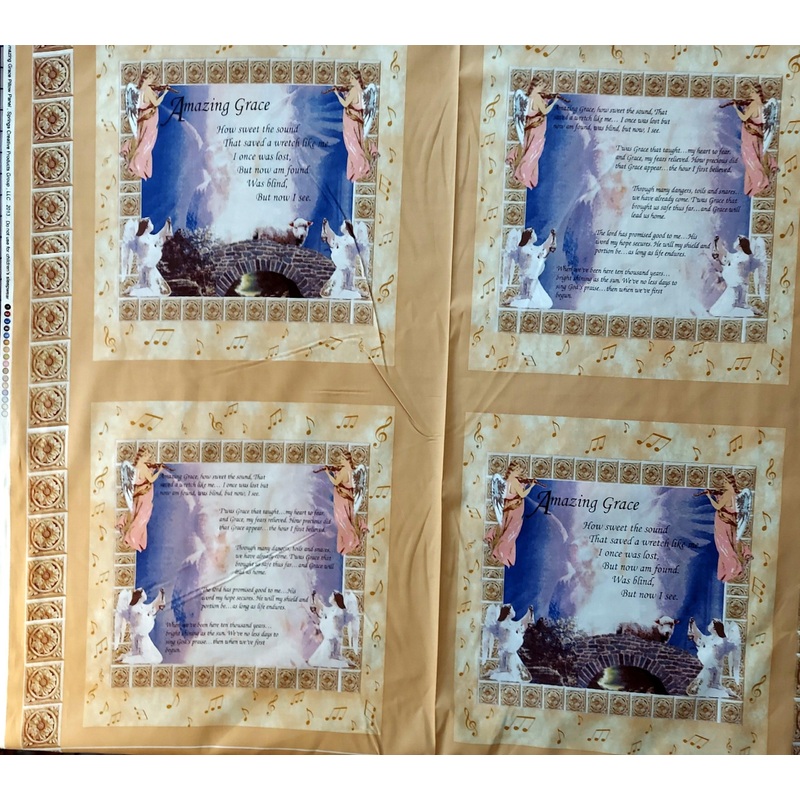 Amazing Grace 13261  Pillow PANEL 36" x 44" Springs Creative