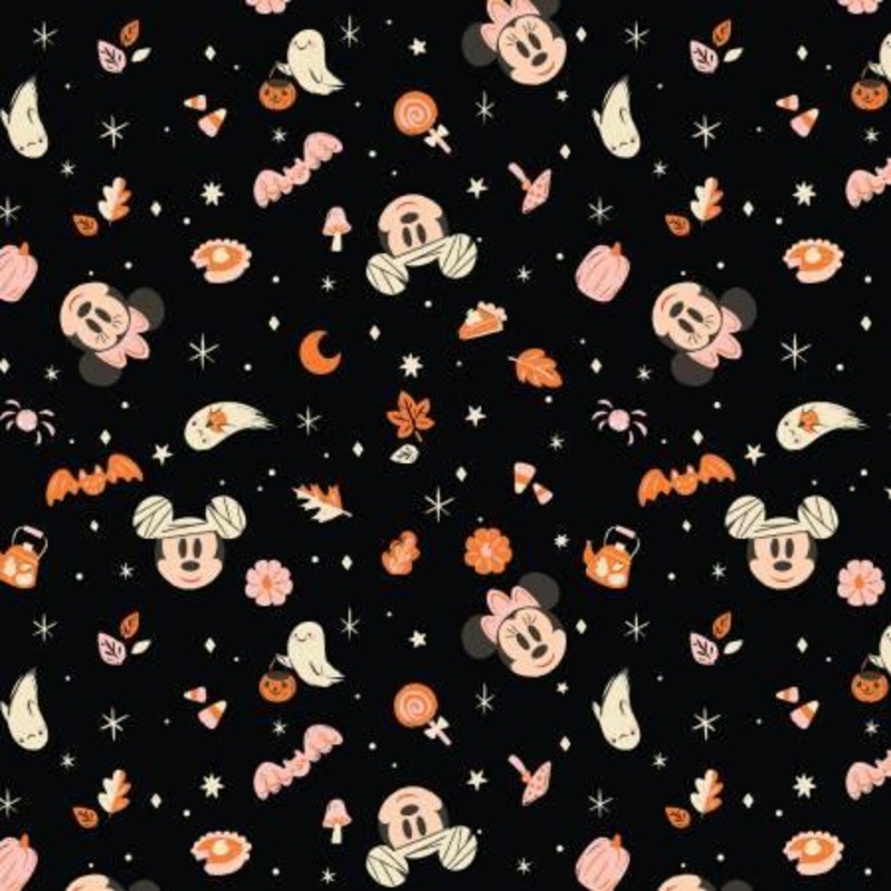 Mickey and Friends Black Pastel Halloween