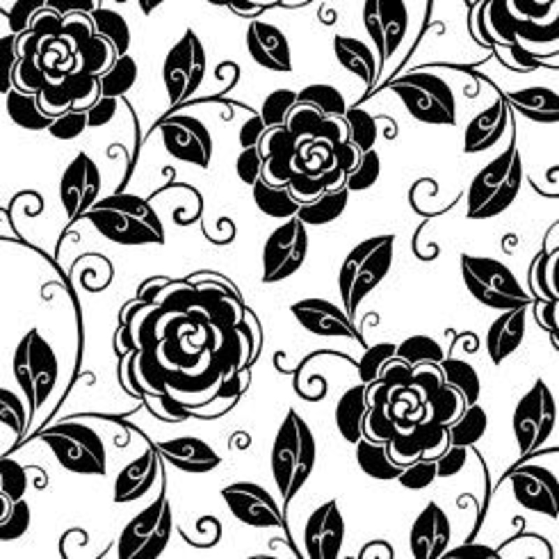 Opposites Attract MOD FLORAL WHITE
