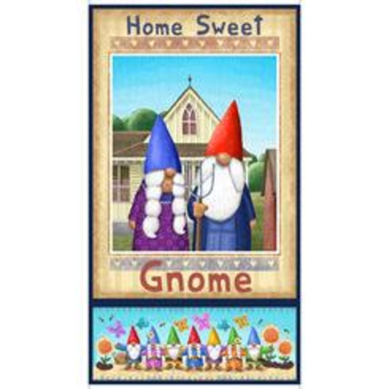 p008 Home Sweet Gnome HOME SWEET GNOME PANEL MULTI