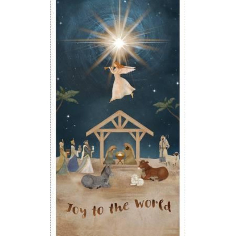 p023 O Holy Night Joy To The World 24In Panel
