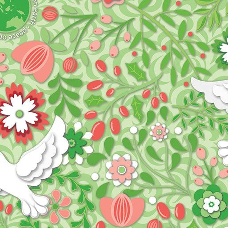 Peace on Earth Holiday Feature Green
