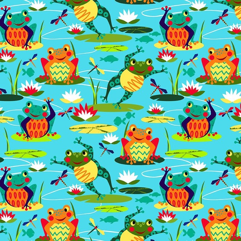 Pond Life Scenic Frogs