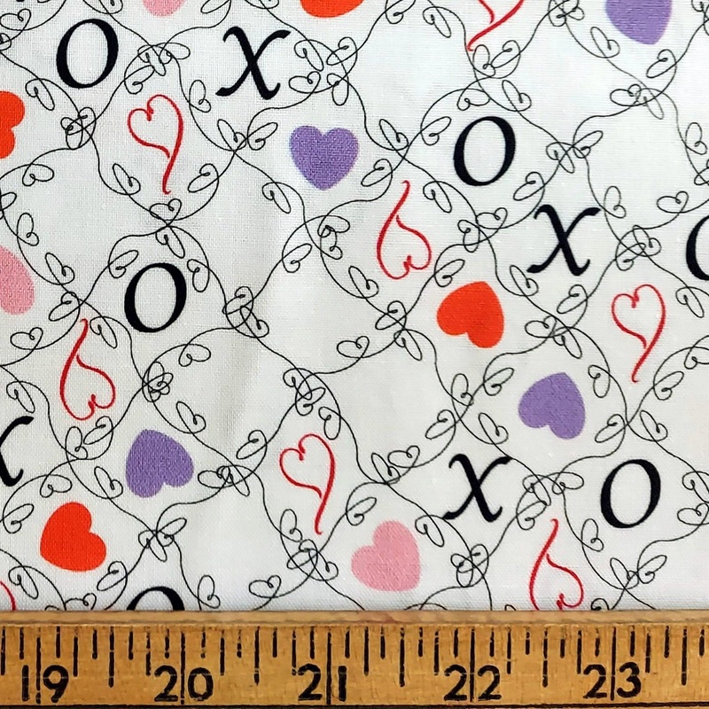QT Fabrics Lovebugs XOXO 1649-29205-Z