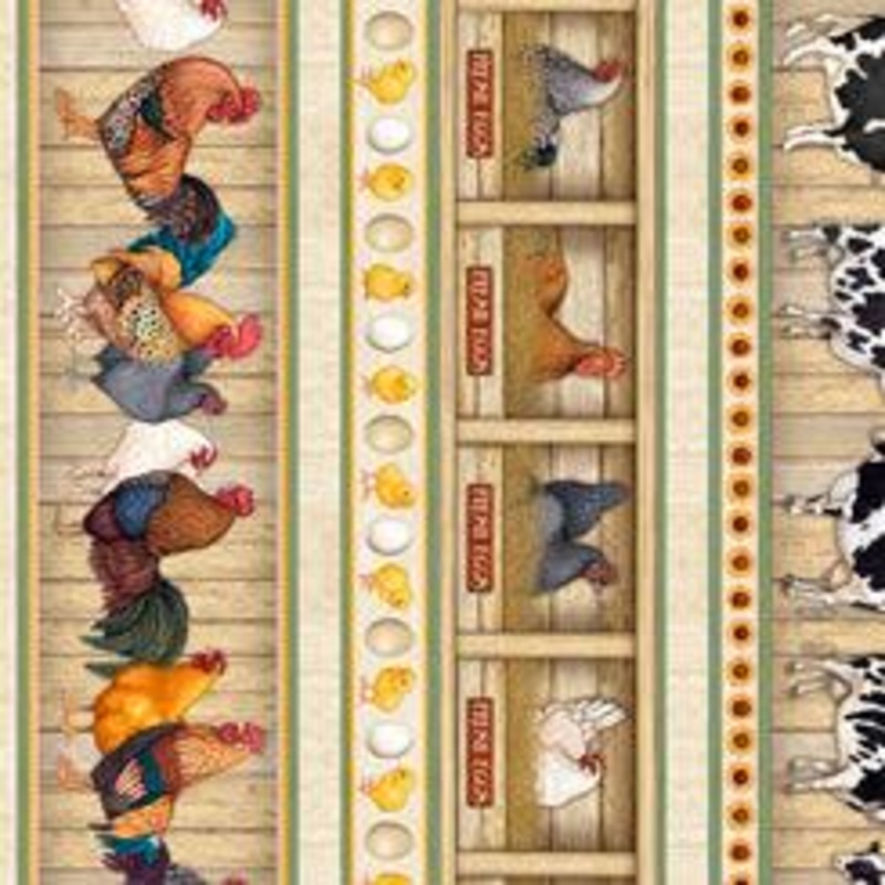 Sunrise Farms FARM CHARACTER Stripe