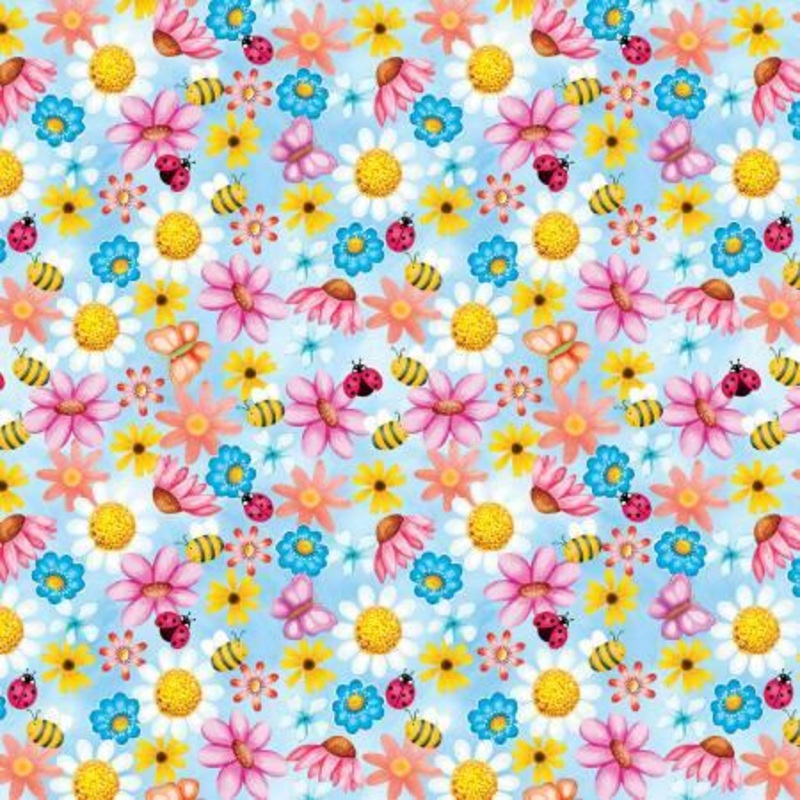 Sunshine Days Garden Blue