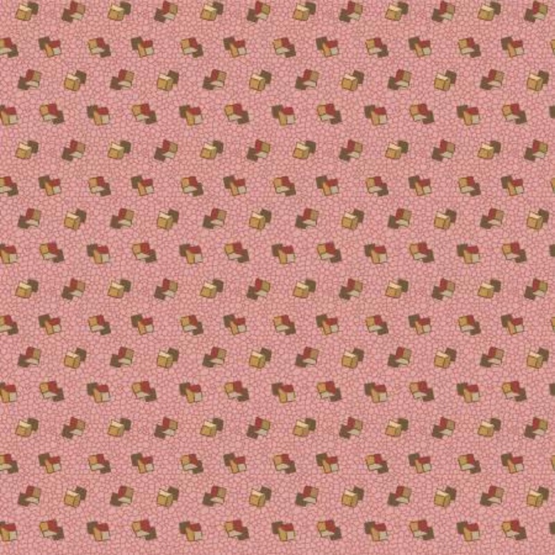 The Fox Homestead Pink Tossed Cubes
