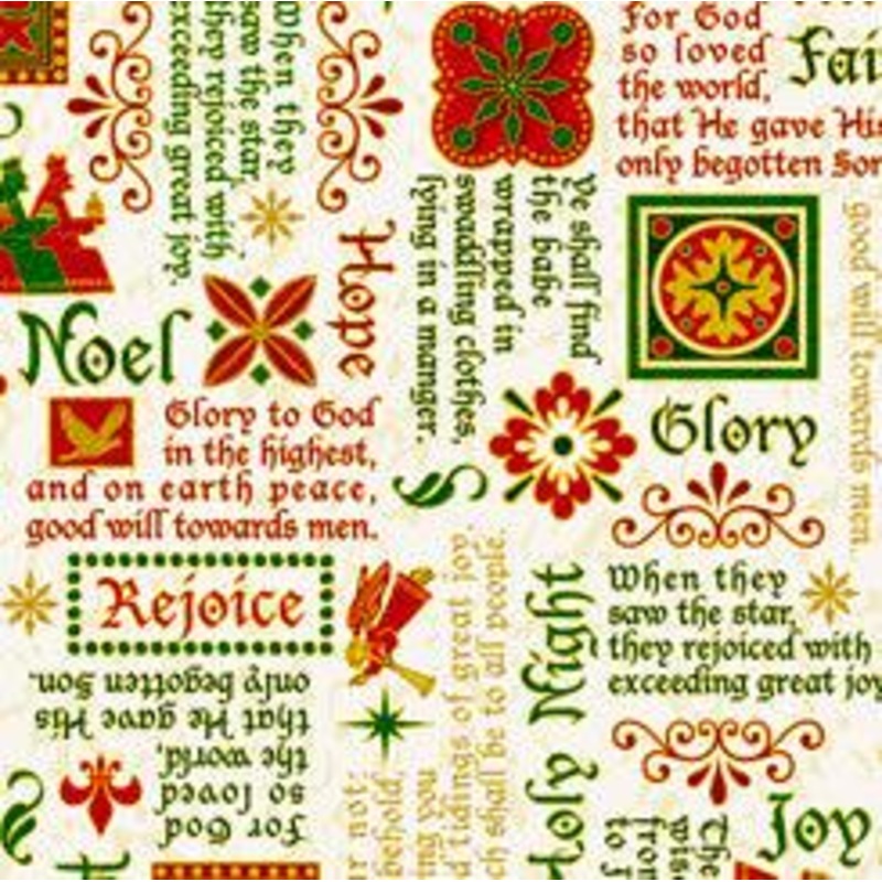 The Nativity NATIVITY WORDS CREAM