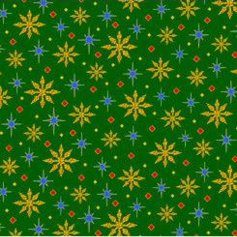 The Nativity STARS GREEN
