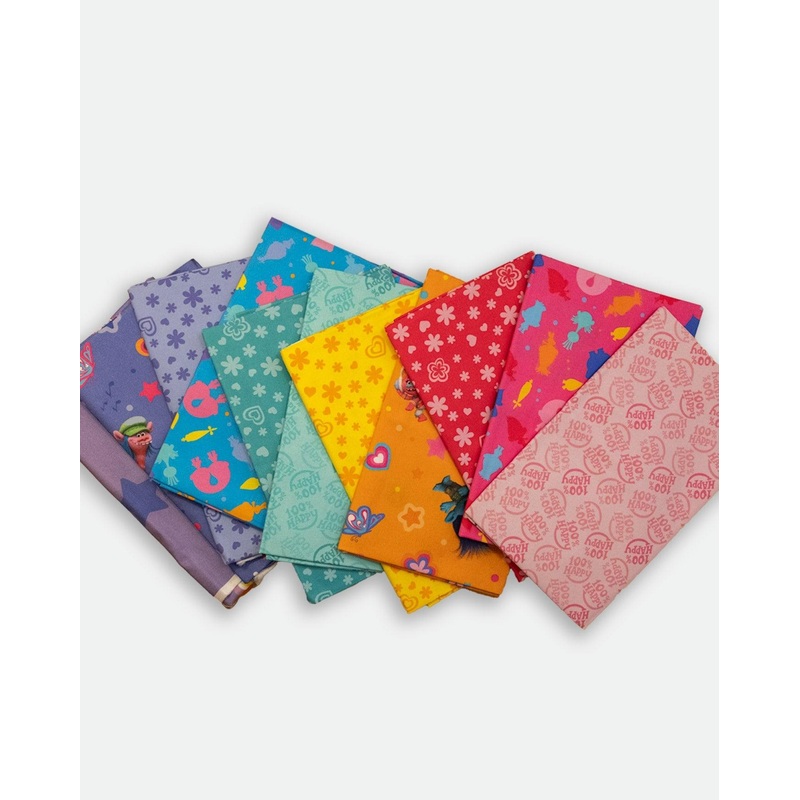 42 pieces Charm Pack - Boundless DreamWorks Trolls Collection - 5 in x 5 in