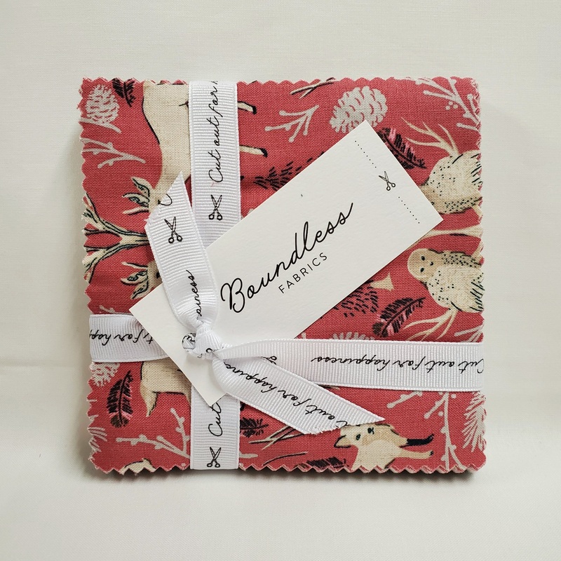 42 pieces Charm Pack - Boundless Wild Wood Collection - 5 in x 5 in
