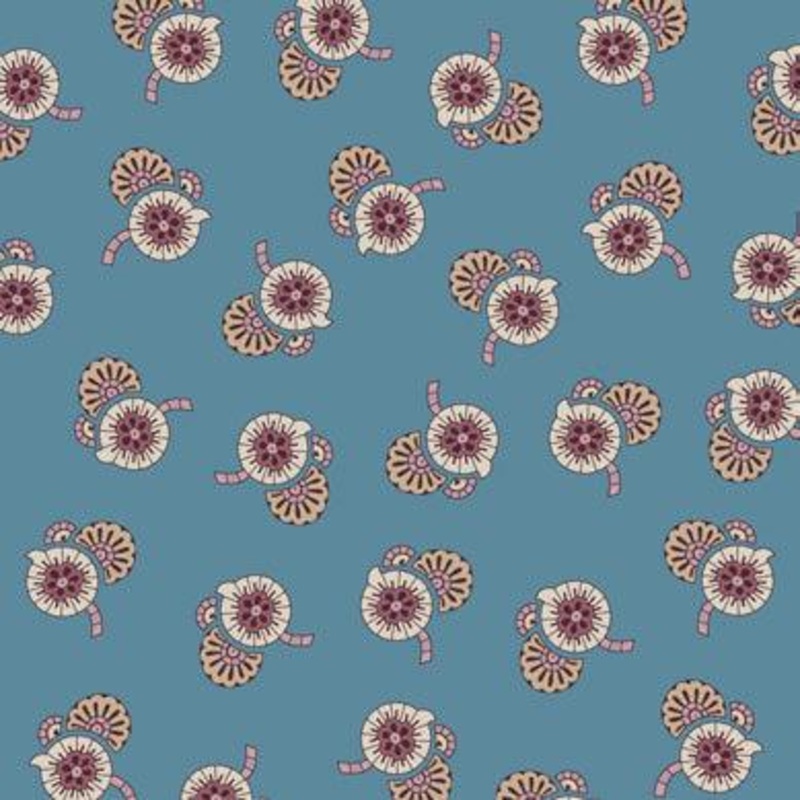 Amethyst Isle Fleur Dot Blue (Precuts)