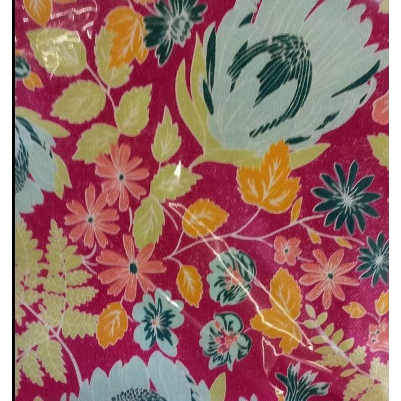 Awaken Main Floral Fuchsia