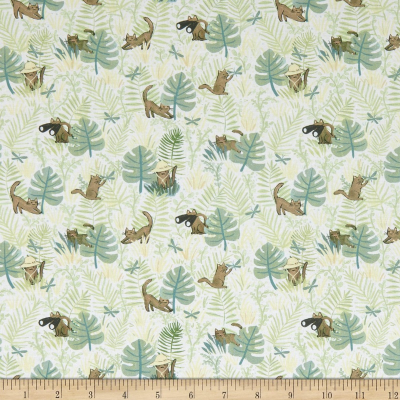 Dear Stella Lets Get Wild Kitty Safari White DCJ2145