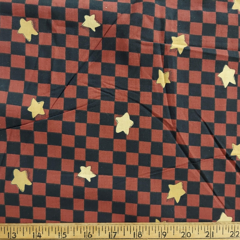 Fabric Traditions Just Be Cuz 5381X Stars Black