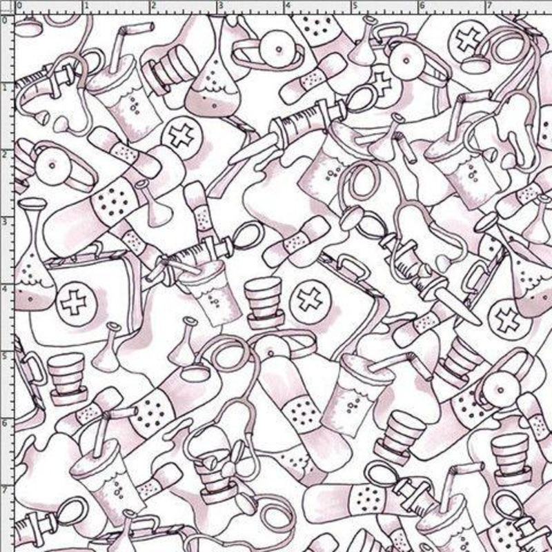 Loralie Designs Med Stuff White