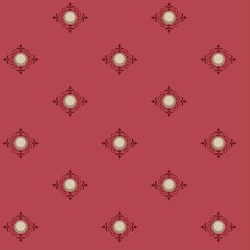 Maison Rouge Brooch Dusty Red