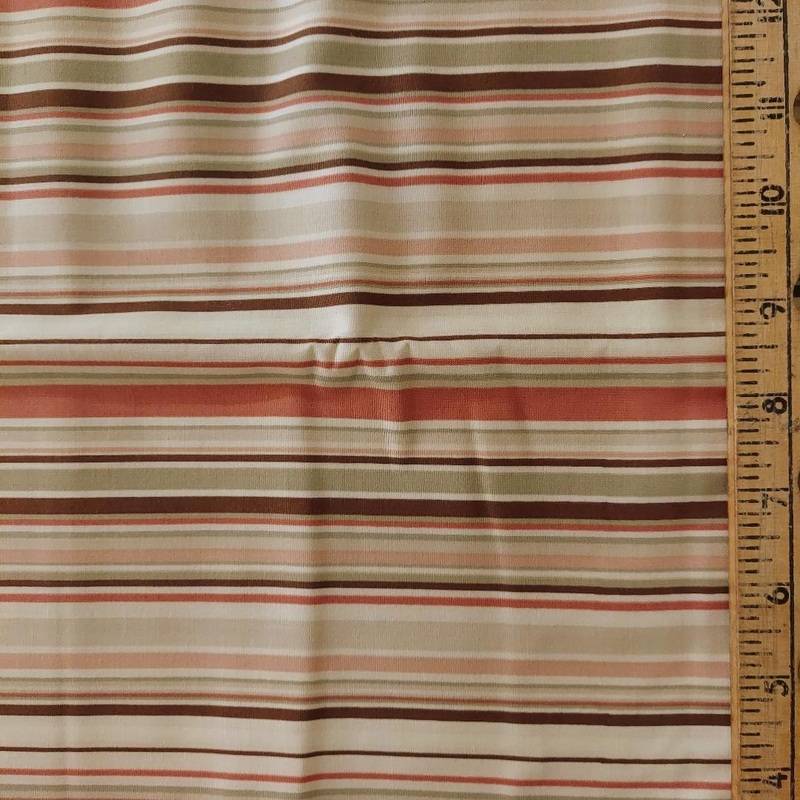 P&B Textiles Floral Damask 633 Stripe