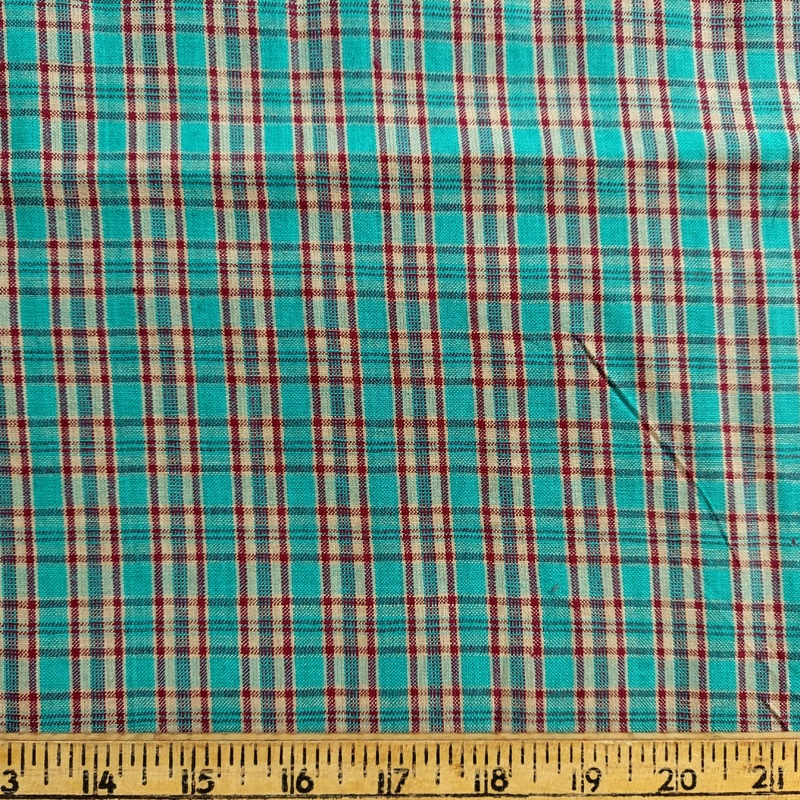 Pinnacle Fabrics Homespun Tartan Green 6246