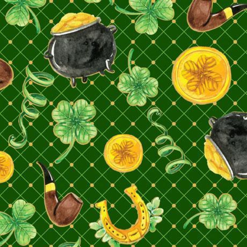 QT Fabrics Pot o' Gold 1649-29294-F by QT Fabrics