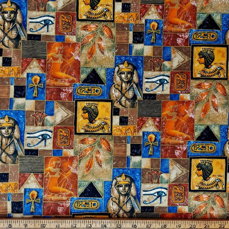 Timeless Treasures CM6705 Egyptian Rust