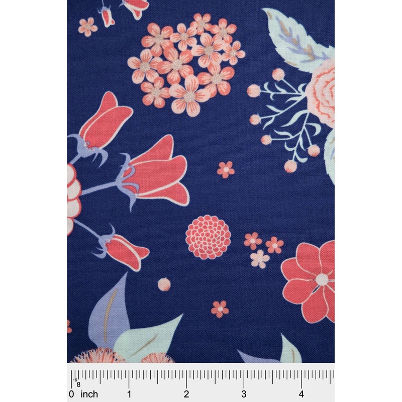 Wanderlust Main Floral Navy
