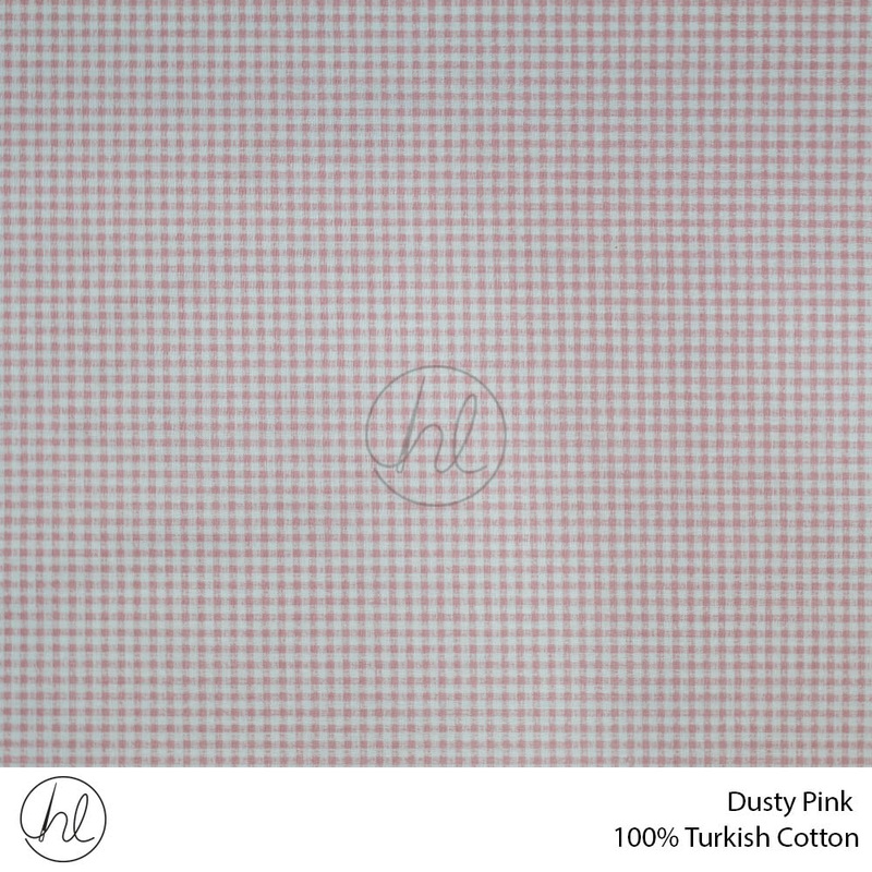100% Cotton Prt Small Check