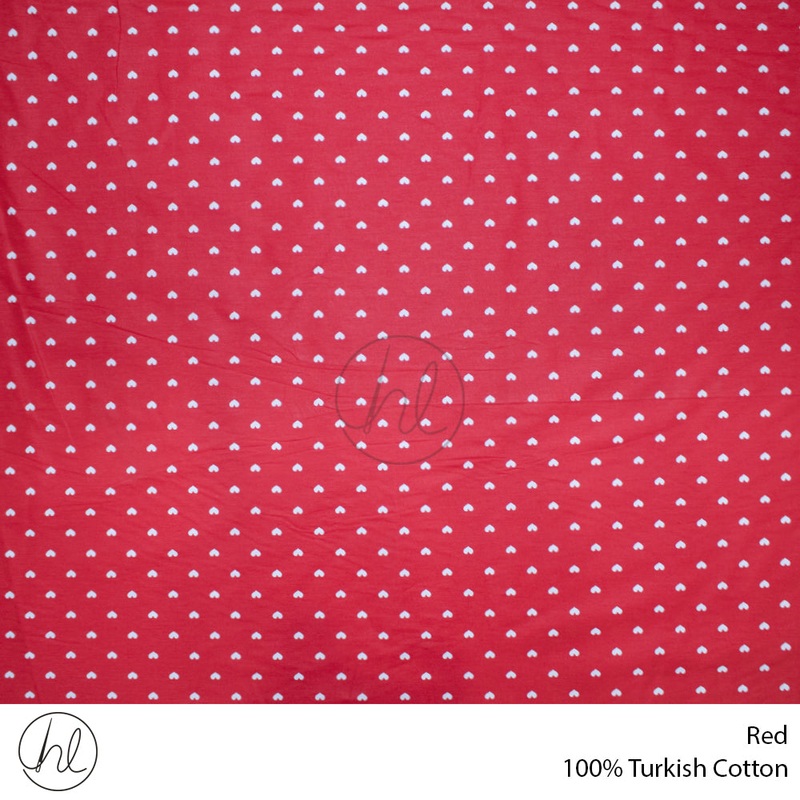 100% Cotton Prt Sml Hearts