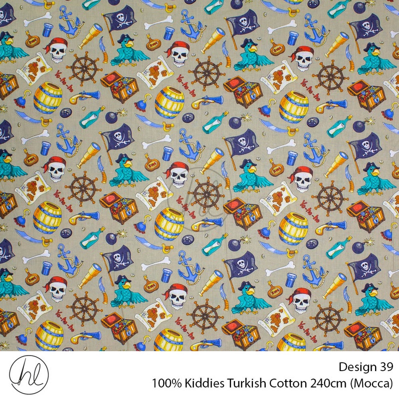 100% Kiddies Turkish Cotton Design 39 240cm Per M Mooca