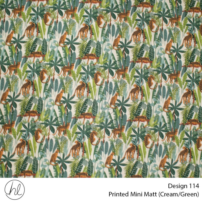 C/D Mini Mat Prt Jungle&Leopard