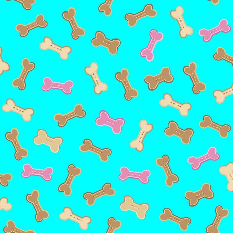 Freckle + Lollie Pampered Paws Aqua Bones FLPP-D143-E