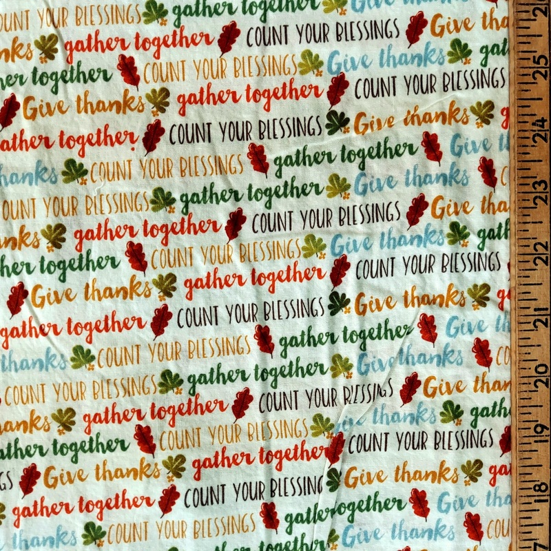Joann Autumn Text Count Your Blessings