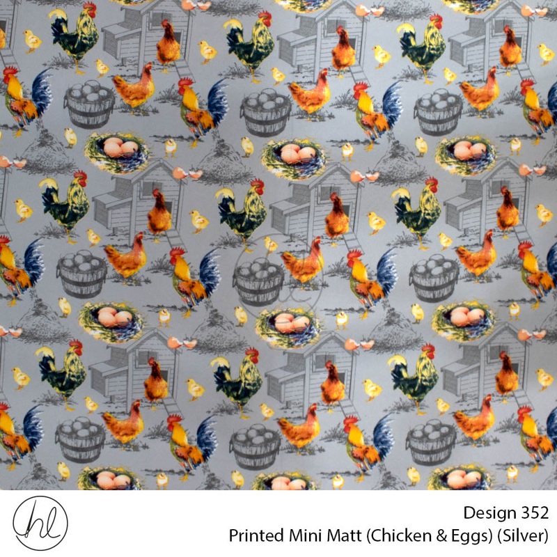 Mini Mat Prt Chicken & Eggs