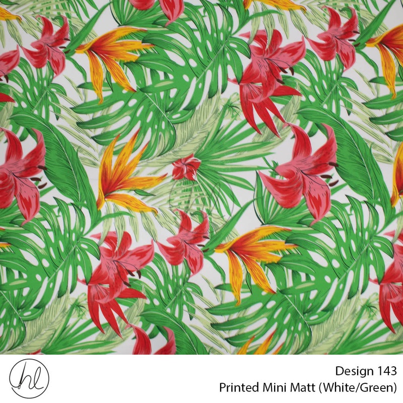 Mini Mat Prt Monster Leaf fabric