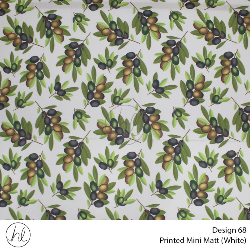 Mini Mat Prt Olives fabric