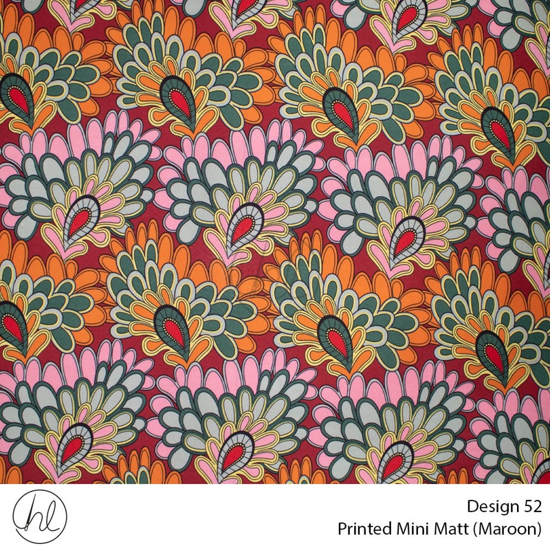 Mini Mat Prt Peacock fabric