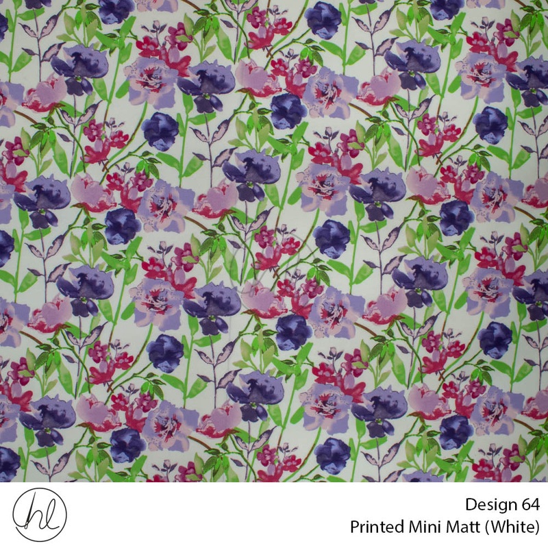Mini Mat Prt Periwinkle fabric