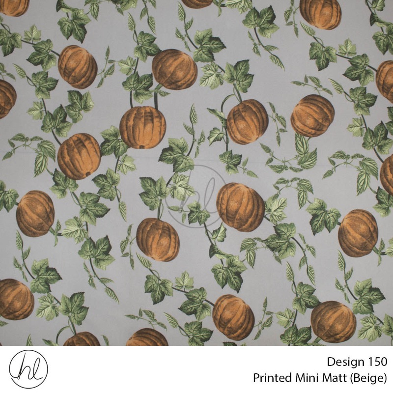 Mini Mat Prt Pumpkin 150cm fabric