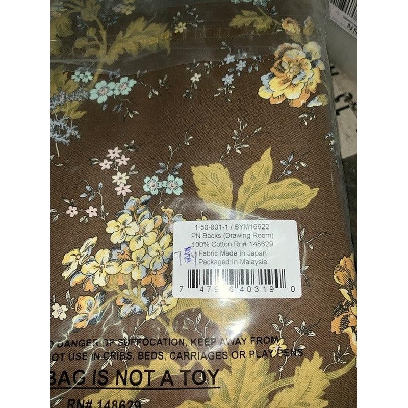 Petal Noir Main Floral Brown