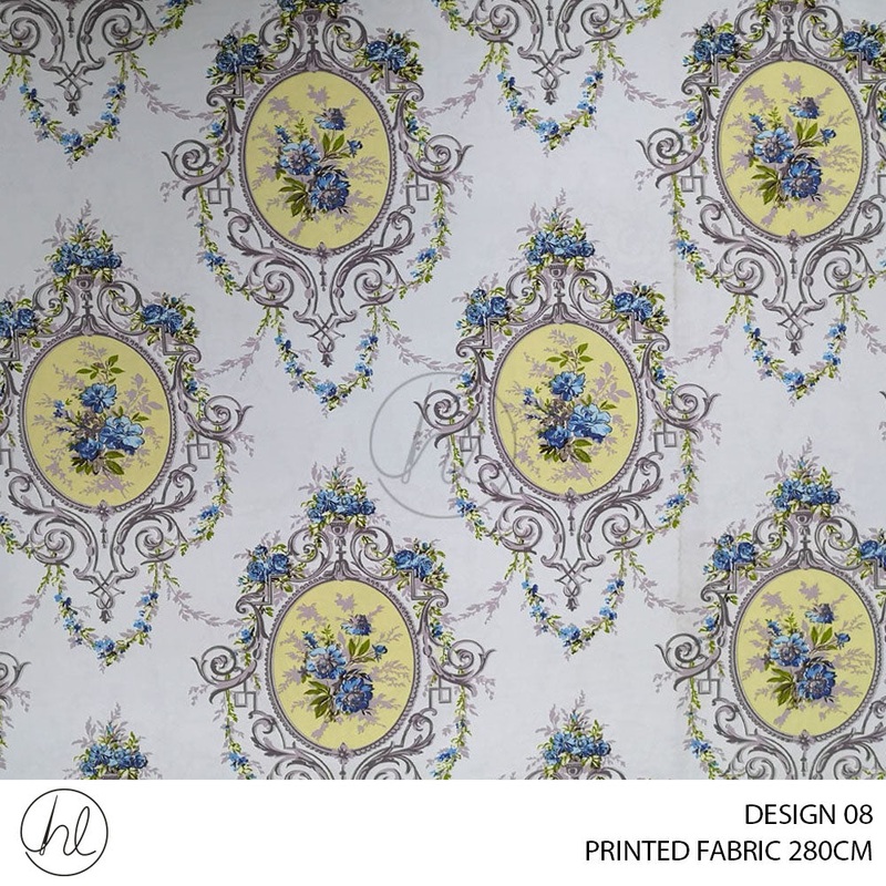 PRINTED FABRIC DESIGN 08 280CM PER M