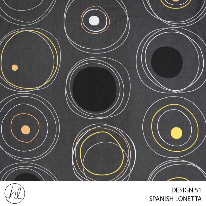 SPANISH LONETTA CYCLE DESIGN 51 280CM PER M CHARCOAL