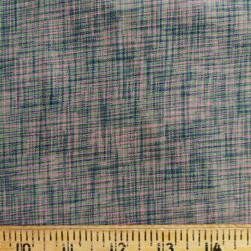 Textile Creations Calcutta Ikat 388 Green Pink