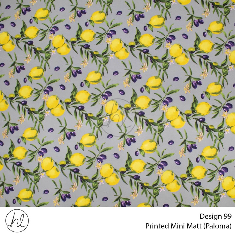C/D Mini Mat Prt Lemon/Olives