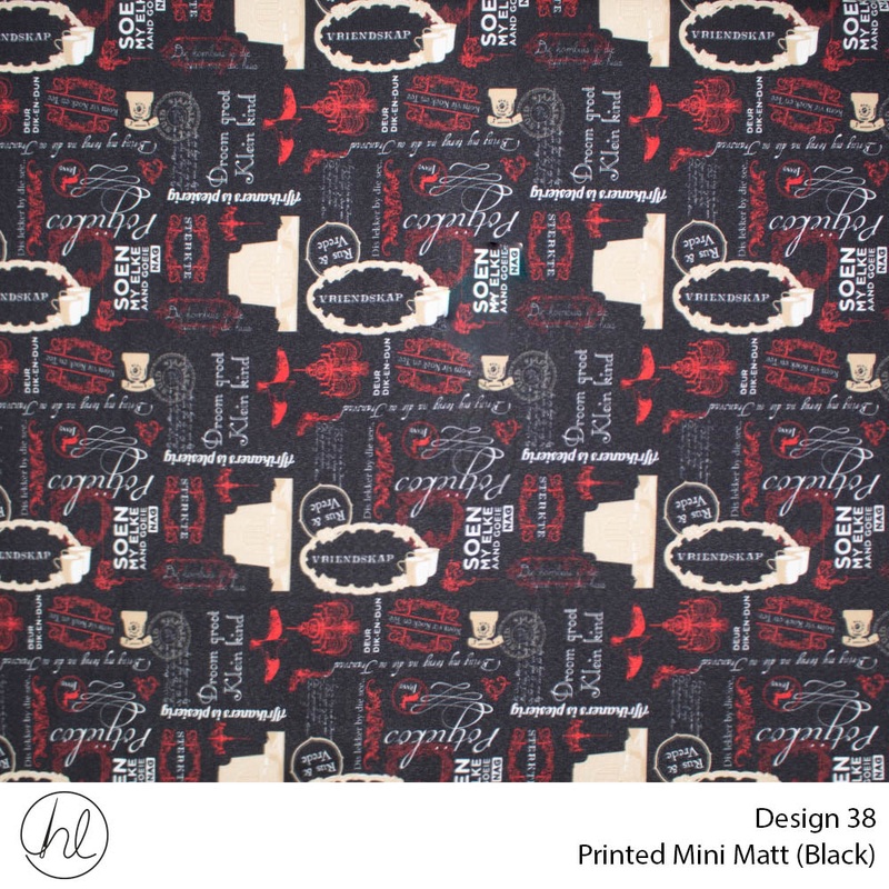 Mini Mat Prt Afrikaans Fabric