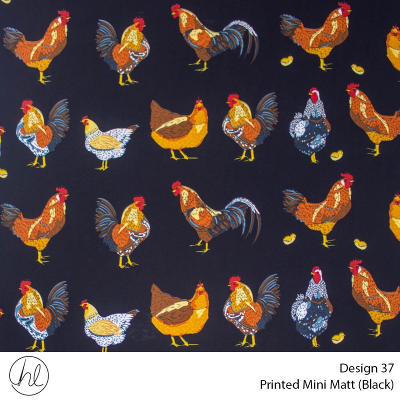 Mini Mat Prt Chicken/Chick fabric
