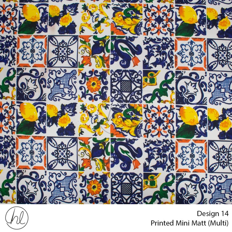 Mini Mat Prt Roses Square fabric