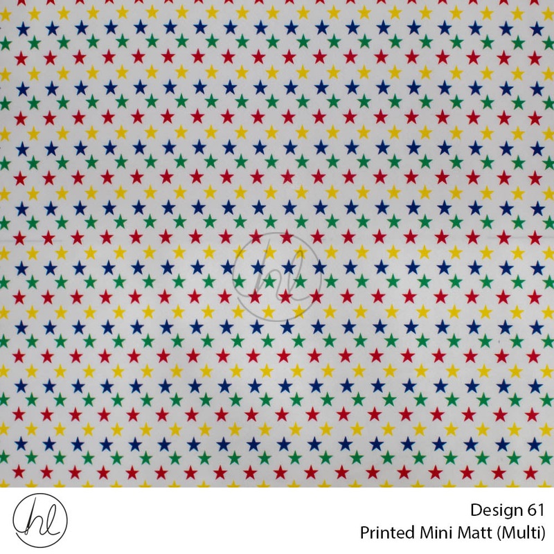 Mini Mat Prt Stars Sml fabric